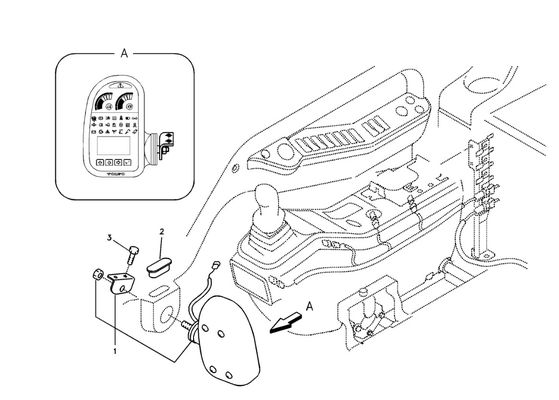 Pièces de rechange électriques de VOE14390065 VOE14636301 pour le panneau d'affichage d'EC210B EC360B EC700B